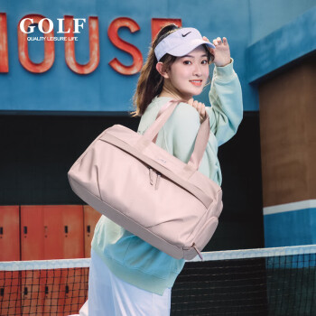 高尔夫（GOLF）旅行包运动健身包女士独立鞋仓干湿分离手提行李袋出差旅游单肩包