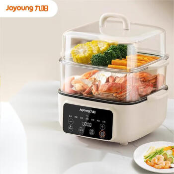 九阳（Joyoung） 家用多功能电蒸锅 9.3L大容量可蒸可煮可预约蒸煮器煮蛋器 蒸煮一体锅ZD20-GE561
