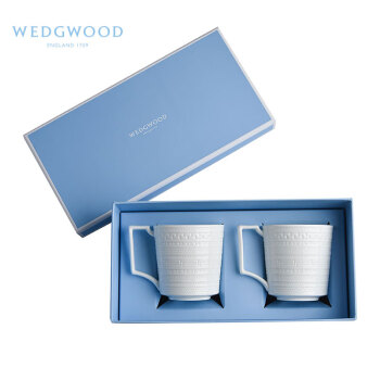 WEDGWOOD威基伍德 意大利浮雕马克杯对杯套盒