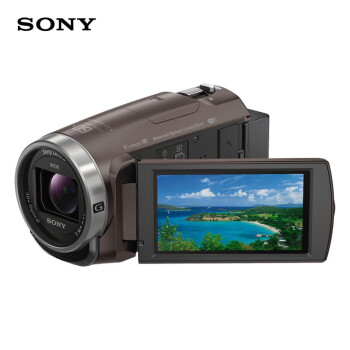 索尼（SONY）HDR-CX680家用高清数码摄像机 旅游婚庆 便携DV录像机 棕色 标配+256G卡套餐四