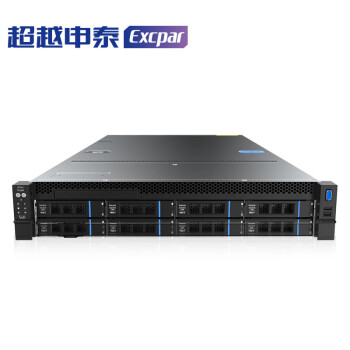 超越申泰自主服务器申泰RM5220-F(S5000C*2/512G/480GB*2+3.84T*6/2G阵列/双千四万/正版麒麟系统V10 GFB)