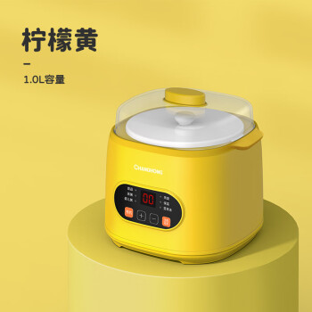 长虹（CHANGHONG）1L电炖锅电煮锅网红电炖锅电火锅电炒锅（CDG-NR02单机款黄色）