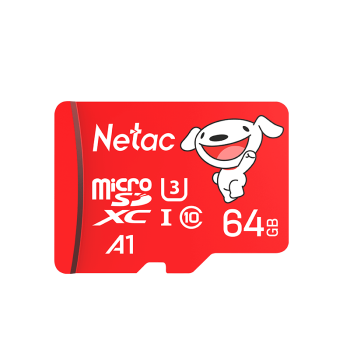 朗科（Netac）＆JOY联名款 64GB TF(MicroSD)存储卡 A1 U3 C10 读速100MB/s行车记录仪＆安防监控摄像内存卡