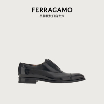 菲拉格慕（Ferragamo）【品牌授权门店发货】男士黑色结头牛津鞋  0762477_3E _ 75