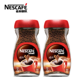 雀巢咖啡醇品速溶美式黑咖啡粉0糖0脂*燃减运动健身200g*2
