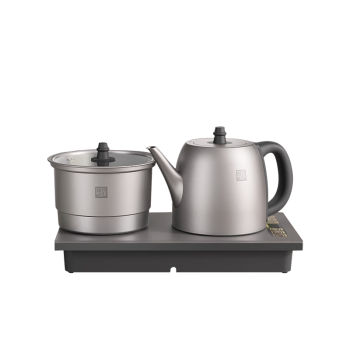 TILIVING（钛立维）纯钛全自动上水壶电热水壶电茶炉茶台烧水壶煮茶器套装嵌入式一体机茶盘电水壶茶壶