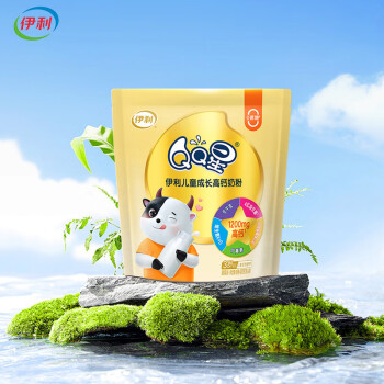 伊利QQ星儿童高钙400g袋装 0蔗糖添加 独立小包装成长奶粉1袋