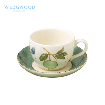 WEDGWOOD威基伍德莎拉花园 欧式咖啡杯碟茶具套装 莎拉花园绿色茶杯碟