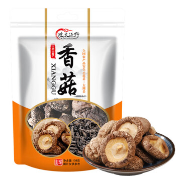 皖太源野食品 剪脚蘑菇香菇干货菌菇土特产 香菇108g/袋 5袋起售