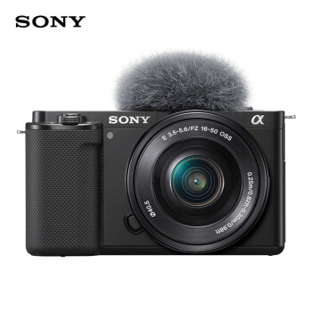 索尼（SONY）ZV-E10L Vlog微单数码相机 APS-C画幅小巧便携 4K专业视频 黑色 标准镜头套装 64G基础摄影套装
