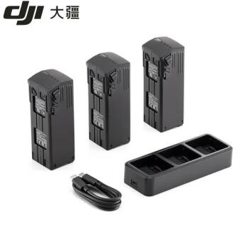 大疆（DJI）Mavic 3 御3 行业系列无人机电池套装 内含三块智能飞行电池和一个充电管家（100W）满足更长时间