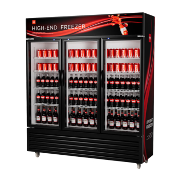 喜莱盛展示柜冷藏大容量商用陈列冷柜玻璃门 超市便利店冰箱啤酒饮料柜风冷循环制冷XLS-B980F