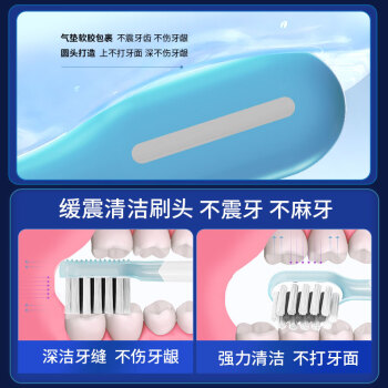 东耐伦适配徕芬科技下一代扫振电动牙刷头 LAIFEN成人莱芬电动牙刷通用替换刷头 光感亮白6支装