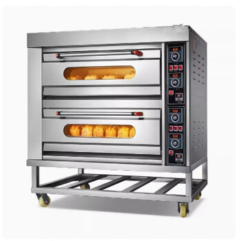 企采严选商用电烤箱双层四盘 商用大型烤炉自动控温功能