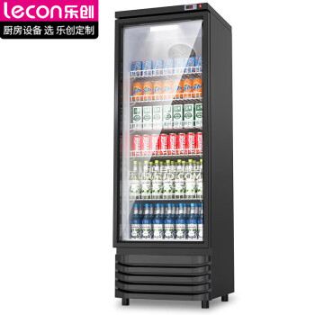 乐创（lecon）热饮柜加热柜饮料商用保温柜便利店超市冷热双温可调HC320N