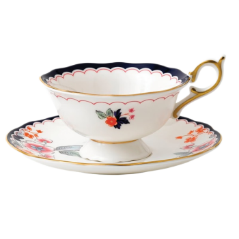 WEDGWOOD威基伍德漫游美境杯碟套组 茉莉香颂150ml骨瓷欧式下午茶咖啡具