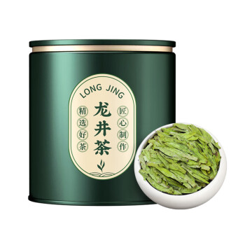 第一江南绿茶杭州龙井精品20g2023明前罐装茶叶 自己喝春茶