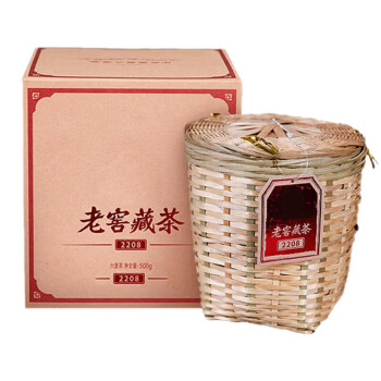 六韵峰 六堡茶黑茶 中茶六堡茶2022年 老窖藏茶 单盒装500g * 1盒