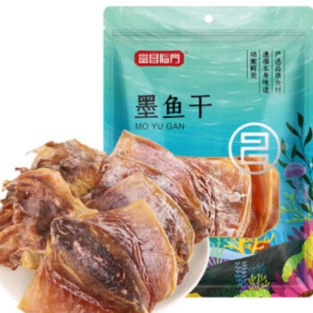 富昌 墨鱼干 南北干货 新鲜墨鱼海产品干鱿鱼 120g/袋 DP