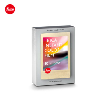 徕卡（Leica）SOFORT 拍立得相纸 金边彩色相纸套装（10张）19678【预定专享】
