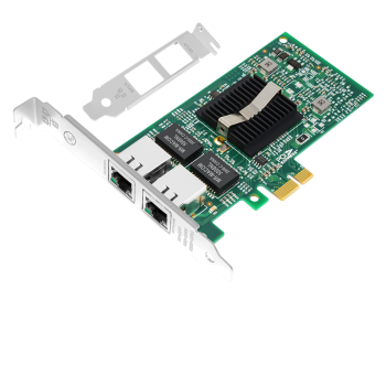 EB-LINK intel 82575芯片PCI-E X1千兆双电口服务器网卡2网口软路由ROS汇聚