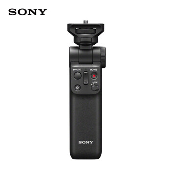 索尼（SONY）GP-VPT2BT 无线蓝牙多功能拍摄手柄 手持vlog手柄 桌面三脚架 黑色 适用索尼ZV-E10/ZV-1等