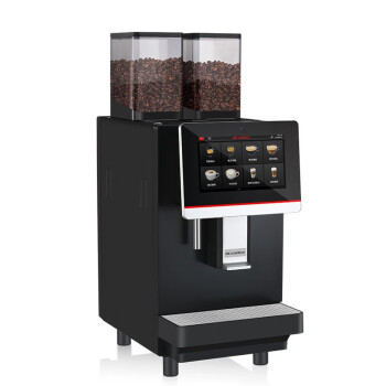 咖博士（Dr.coffee）F3全自动商用咖啡机双豆仓一键冷热奶沫自动清洗高速出杯办公室自定义咖啡机 F3-HT