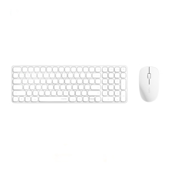 雷柏（Rapoo）9300S 99键无线/蓝牙多模键鼠套装 刀锋超薄紧凑便携无线键盘 支持Windows/MacOS双系统 白色