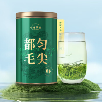 七春2024年新茶贵州都匀毛尖炒青明前高山绿茶250g小罐装茶叶自己喝