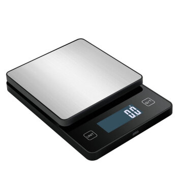 金妙帝衡家用烘焙电子称多功能智能台称小型电子秤 黑色英文电池版5kg/0.1g