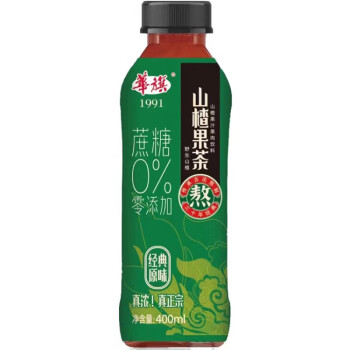 华旗 山楂果茶（未加蔗糖）400ml*1瓶 （冰镇）