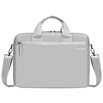 新秀丽（Samsonite）手提包电脑包轻薄单肩包背包14英寸苹果笔记本保护套 BP5 银灰色