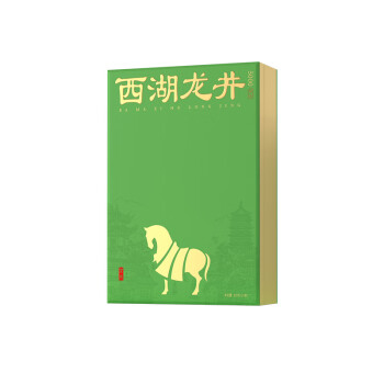 八马 绿茶 2024新茶 明前特级头采 茗作5000 西湖龙井 茶叶礼盒装100g