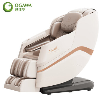 奥佳华（OGAWA）按摩椅家用太空舱2023全自动按摩沙发舒适零重力全身3D机芯 创享家M80 光暮杏
