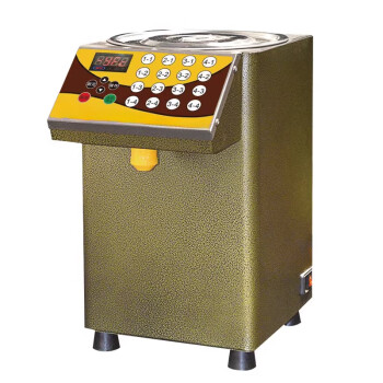 北府 9CSN 商用全自动果糖定量机 奶茶店专用16格果糖机器   圆桶金色16键果糖机