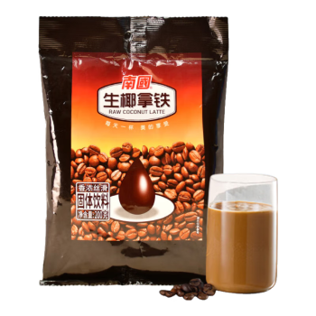 南国生椰拿铁200g/袋海南特产速溶咖啡粉椰奶冷萃即食下午茶