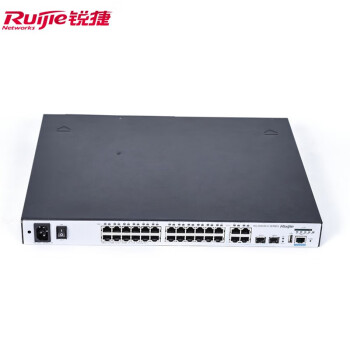 锐捷（Ruijie）RG-RSR20-X-28 企业级28口千兆多业务VPN路由器  多WAN口千兆路由器  支持5G通信模块 含电源