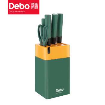 Debo 刀具套装 马氏体型不锈钢克拉米家用切肉切菜刀具6件套 DEP-800