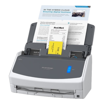 富士通（fujitsu）IX1400 A4彩色高速双面扫描仪 发票文件自动进纸连续批量扫描机PDF