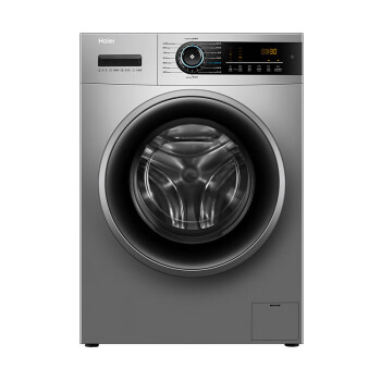 海尔（Haier）滚筒洗衣机10公斤全自动家用变频加热洗 高温筒清洁 超薄中途添衣 EG100MATE32S