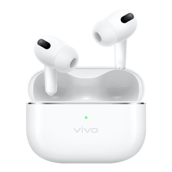 vivo TWS 4真无线降噪耳机 高保真Hi-Fi 级音质 55dB深海降噪 45H超长续航苹果小米华为手机通用远峰白