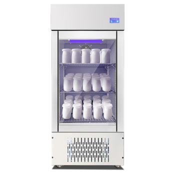 喜莱盛全自动商用酸奶机酸奶发酵机 甜品水果店大型立式冷藏发酵箱发酵柜 XLS-XF120CW