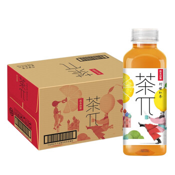 农夫山泉 茶π（茶派）茶饮料 柠檬红茶500mlx15整箱装