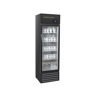 乐创（lecon）酸奶机商用发酵箱保鲜冷藏展示柜甜酸品水果捞立式全自动发酵柜268L液晶款（黑色+冷藏）298SNJ