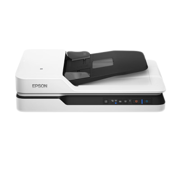 爱普生（EPSON) DS-1660W A4高速彩色文档平板式+ADF馈纸式扫描仪 Wifi无线扫描 自动进纸