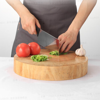 亚墨菜墩案板刀板大切菜板原木实木切割圆形43*7纯木质菜墩