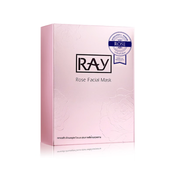妆蕾RAY玫瑰面膜10片/盒舒缓呵护补水保湿紧致肌肤送长辈礼物