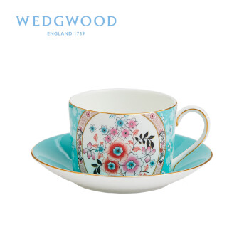 WEDGWOOD威基伍德 漫游美境杯碟套组 骨瓷欧式下午茶咖啡具 山茶花之恋