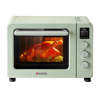 海氏（Hauswirt）电烤箱家用烘焙多功能炸烤一体机40L大容量C40三代湖水绿