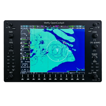 维飞 G1000综合航电 飞行模拟控制器 PFD主飞行仪表 MFD多功能飞行仪表 飞行摇杆 G1000三件套（含支架）
